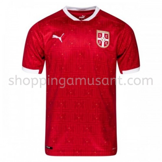 Maillot de Foot Serbie Domicile 2020-2021 Manche Courte