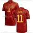 Maillot de Foot Espagne Adama 11 Domicile Euro 2020 Manche Courte