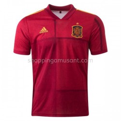 Maillot de Foot Espagne Domicile Euro 2020 Manche Courte