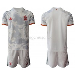 Maillot de Foot Espagne Enfant Extérieur Euro 2020 Manche Courte