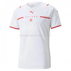 Maillot de Foot Suisse Extérieur 2021-2022 Manche Courte