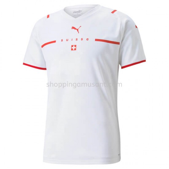 Maillot de Foot Suisse Extérieur 2021-2022 Manche Courte