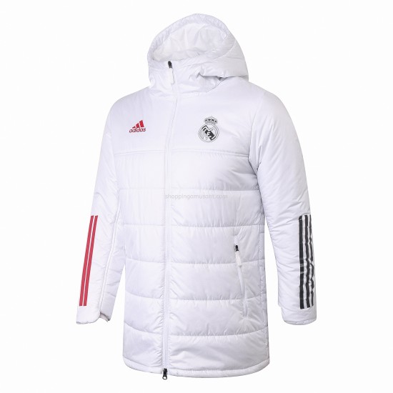 Real Madrid Ensemble Doudoune Blanc - Homme