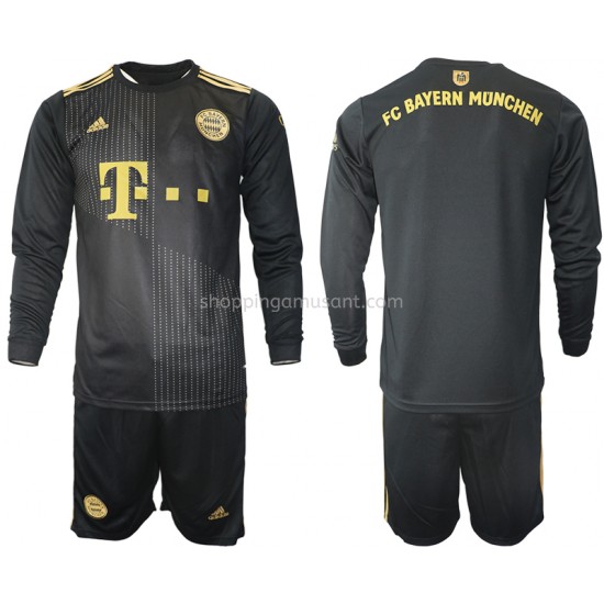 Maillot de Foot Bayern Munich Enfant Extérieur 2021-2022 Manche Longue