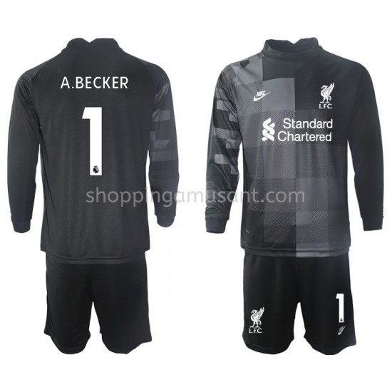 Maillot de Foot Liverpool Gardien A.BECKER 1 Enfant Neutre 2021-2022 Manche Longue
