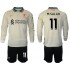 Maillot de Foot Liverpool M.Salah 11 Enfant Extérieur 2021-2022 Manche Longue