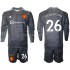 Maillot de Foot Manchester United Dean Henderson 26 Gardien Enfant Extérieur 2021-2022 Manche Longue