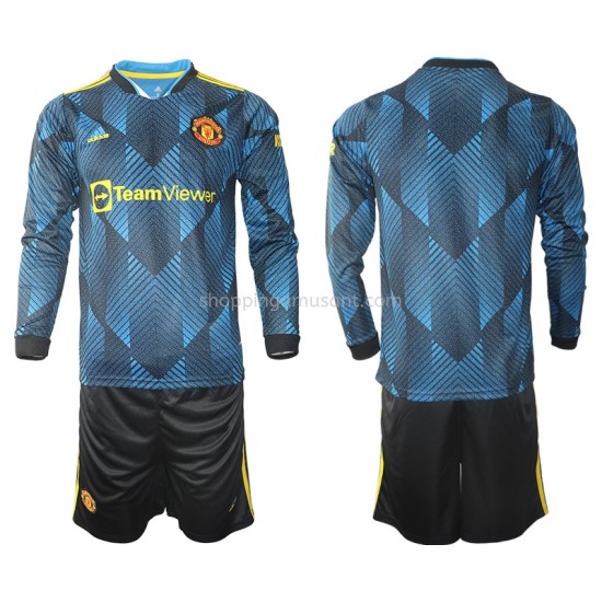 Maillot de Foot Manchester United Enfant Neutre 2021-2022 Manche Longue