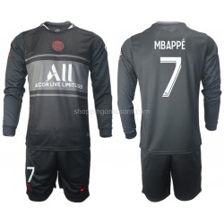 Maillot de Foot Paris Saint-Germain Kylian Mbappé 7 Enfant Neutre 2021-2022 Manche Longue