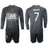 Maillot de Foot Paris Saint-Germain Kylian Mbappé 7 Enfant Neutre 2021-2022 Manche Longue