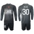 Maillot de Foot Paris Saint-Germain Lionel Messi 30 Enfant Neutre 2021-2022 Manche Longue