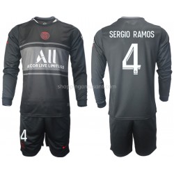 Maillot de Foot Paris Saint-Germain Sergio Ramos 4 Enfant Neutre 2021-2022 Manche Longue