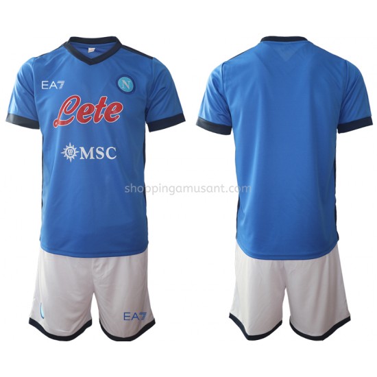 Maillot de Foot Naples Enfant Domicile 2021-2022 Manche Courte