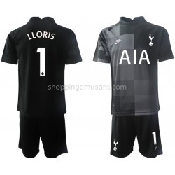 Maillot de Foot Tottenham Hotspur Hugo Lloris 1 Gardien Enfant Extérieur 2021-2022 Manche Courte