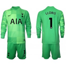 Maillot de Foot Tottenham Hotspur Hugo Lloris 1 Gardien Enfant Domicile 2021-2022 Manche Longue