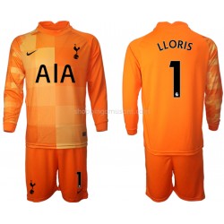 Maillot de Foot Tottenham Hotspur Hugo Lloris 1 Gardien Enfant Neutre 2021-2022 Manche Longue