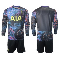 Maillot de Foot Tottenham Hotspur Enfant Extérieur 2021-2022 Manche Longue