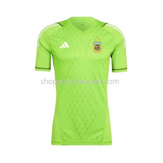 Maillot de Foot Argentine Gardien Homme Domicile Coupe du Monde 2022 Manche Courte
