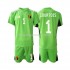 Maillot de Foot Belgique Courtois 1 Gardien Enfant Domicile 2021-2022 Manche Courte