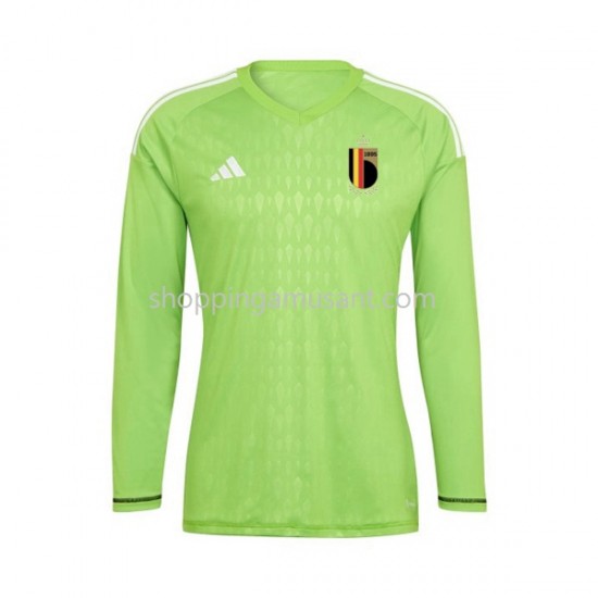 Maillot de Foot Belgique Gardien Homme Domicile 2021-2022 Manche Longue