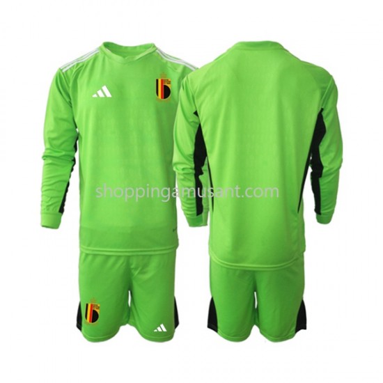Maillot de Foot Belgique Gardien Enfant Domicile 2021-2022 Manche Longue