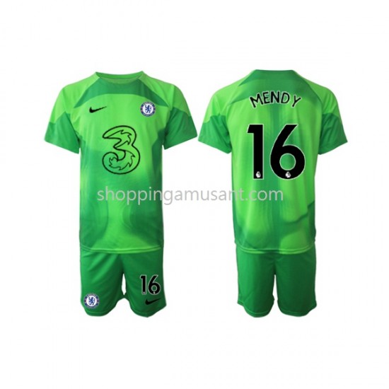 Maillot de Foot Chelsea Edouard Mendy 16 Gardien Enfant Neutre 2022-2023 Manche Courte