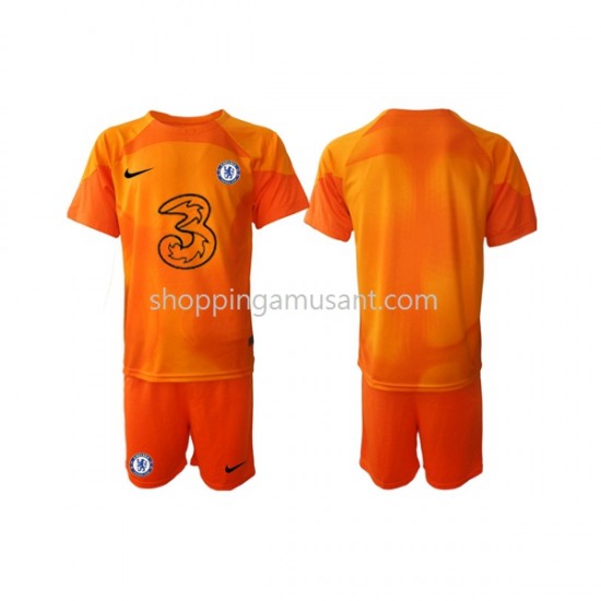 Maillot de Foot Chelsea Gardien Enfant Domicile 2022-2023 Manche Courte