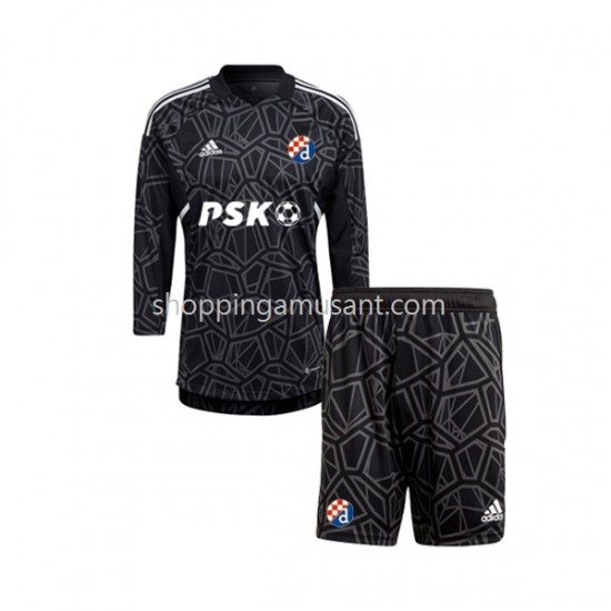 Maillot de Foot Dinamo Zagreb Gardien Enfant Domicile 2022-2023 Manche Longue