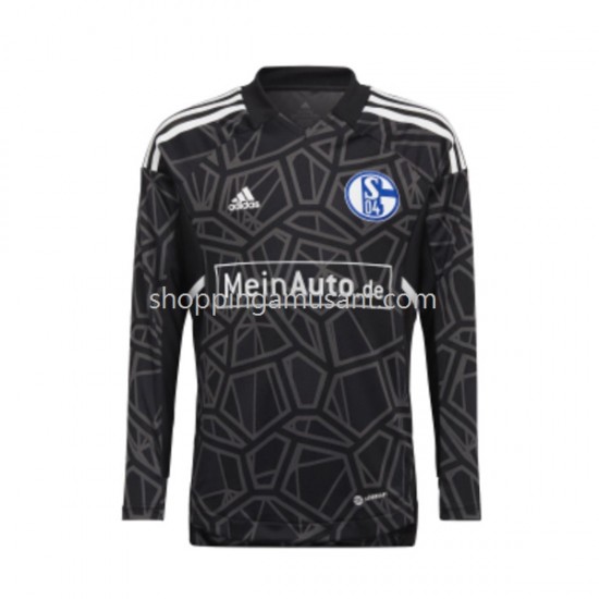 Maillot de Foot FC Schalke 04 Gardien Homme Domicile 2022-2023 Manche Longue