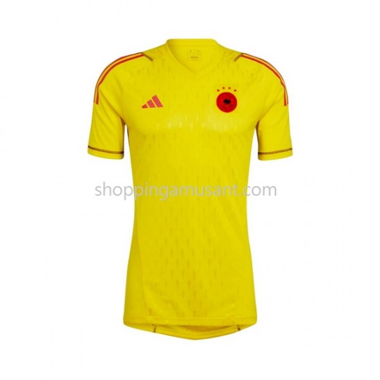 Maillot de Foot Allemagne Gardien Homme Extérieur Coupe du Monde 2022 Manche Courte