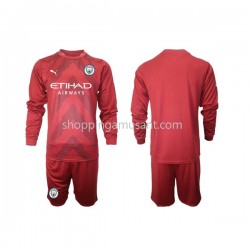 Maillot de Foot Manchester City Gardien Enfant Domicile 2022-2023 Manche Longue