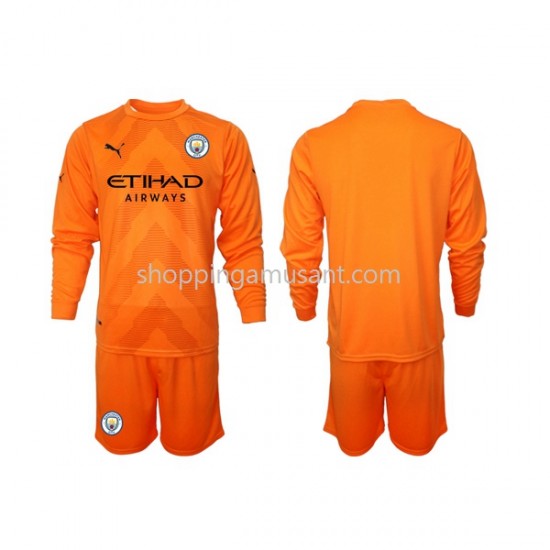 Maillot de Foot Manchester City Gardien Enfant Neutre 2022-2023 Manche Longue