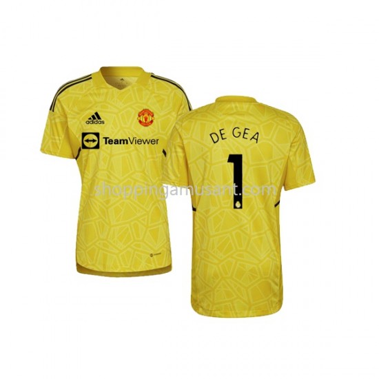 Maillot de Foot Manchester United DE GEA 1 Gardien Homme Extérieur 2022-2023 Manche Courte