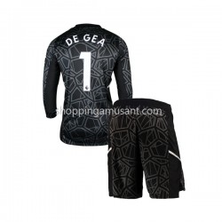 Maillot de Foot Manchester United DE GEA 1 Gardien Enfant Extérieur 2022-2023 Manche Longue