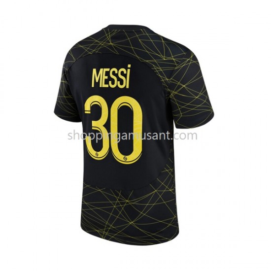 Maillot de Foot Paris Saint-Germain Lionel Messi 10 Homme 4ème 2022-2023 Manche Courte