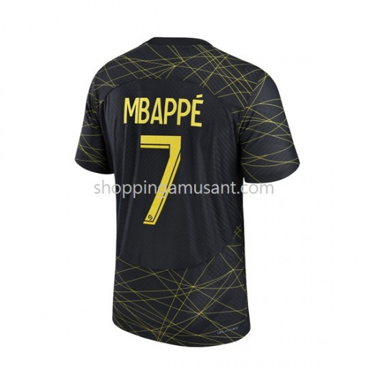 Maillot de Foot Paris Saint-Germain Mbappé 7 Homme 4ème 2022-2023 Manche Courte