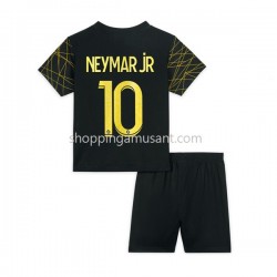Maillot de Foot Paris Saint-Germain Neymar JR 10 Enfant 4ème 2022-2023 Manche Courte