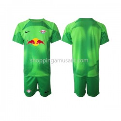 Maillot de Foot RB Leipzig Gardien Enfant Extérieur 2022-2023 Manche Courte