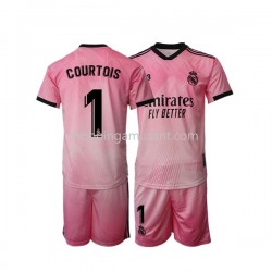 Maillot de Foot Real Madrid Thibaut Courtois 1 Gardien Enfant 4ème 2021-2022 Manche Courte