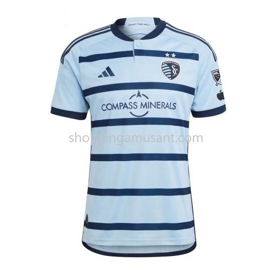 Maillot de Foot Sporting Kansas City Homme Domicile 2023-2024 Manche Courte