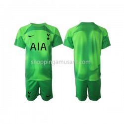Maillot de Foot Tottenham Hotspur Gardien Enfant Extérieur 2022-2023 Manche Courte