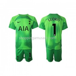 Maillot de Foot Tottenham Hotspur Hugo Lloris 1 Gardien Enfant Extérieur 2022-2023 Manche Courte