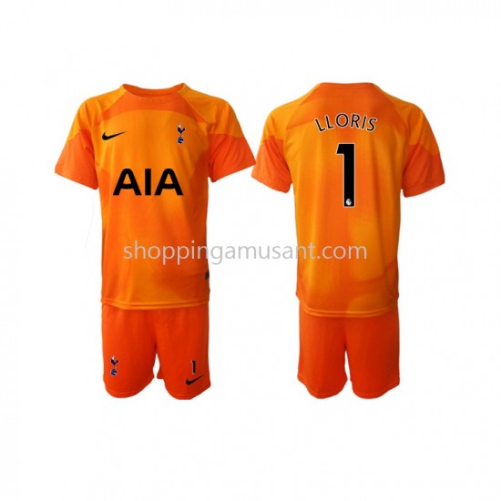 Maillot de Foot Tottenham Hotspur Hugo Lloris 1 Gardien Enfant Neutre 2022-2023 Manche Courte