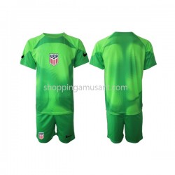 Maillot de Foot États-Unis Gardien Enfant 4ème Coupe du Monde 2022 Manche Courte
