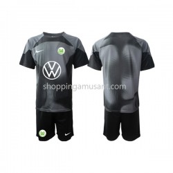 Maillot de Foot VfL Wolfsburg Gardien Enfant Domicile 2022-2023 Manche Courte