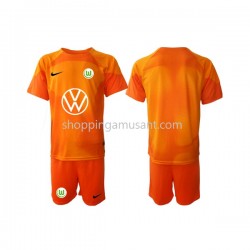 Maillot de Foot VfL Wolfsburg Gardien Enfant Neutre 2022-2023 Manche Courte