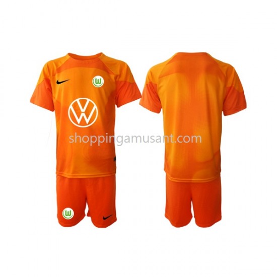 Maillot de Foot VfL Wolfsburg Gardien Enfant Neutre 2022-2023 Manche Courte