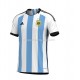 Maillot de Foot Argentine Domicile Coupe du Monde 2022 Manche Courte