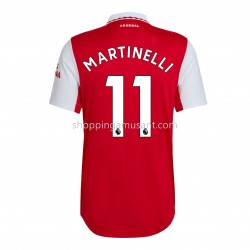 Maillot de Foot Arsenal Martinelli 11 Domicile 2022-2023 Manche Courte