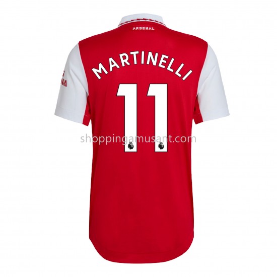 Maillot de Foot Arsenal Martinelli 11 Domicile 2022-2023 Manche Courte